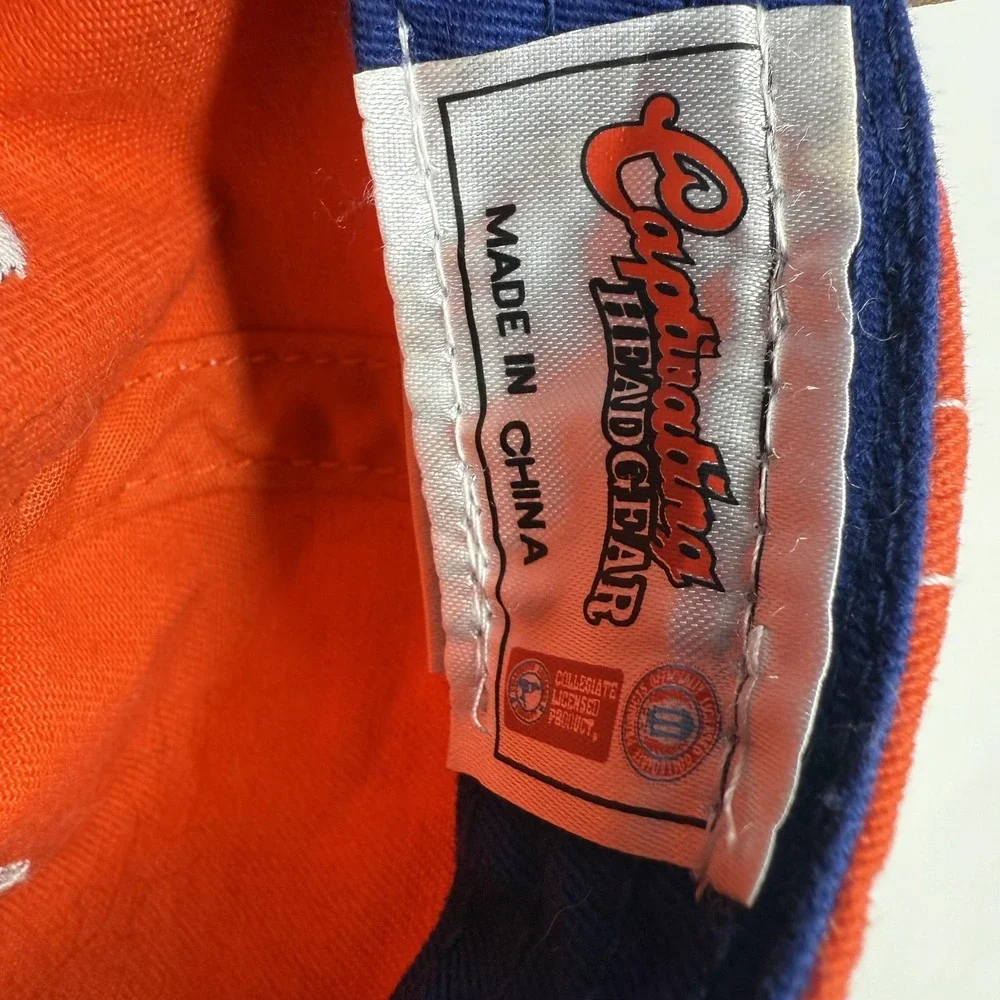 Florida Gators Hat Cap Strap Back Mens Orange Blue NCAA College Football